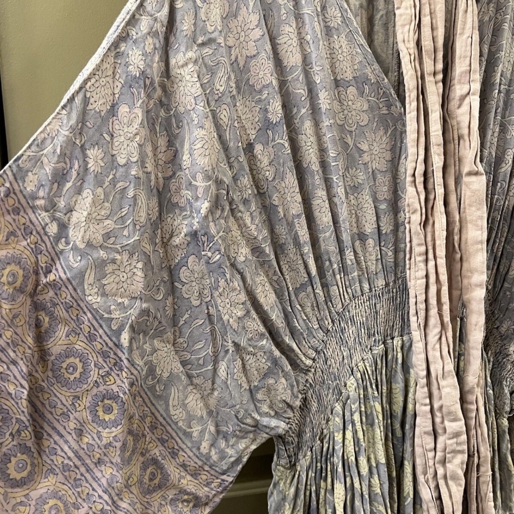 Magnolia Pearl Gray and Cream belt Maxi Dress (item 6.4) - Picture 3 of 4